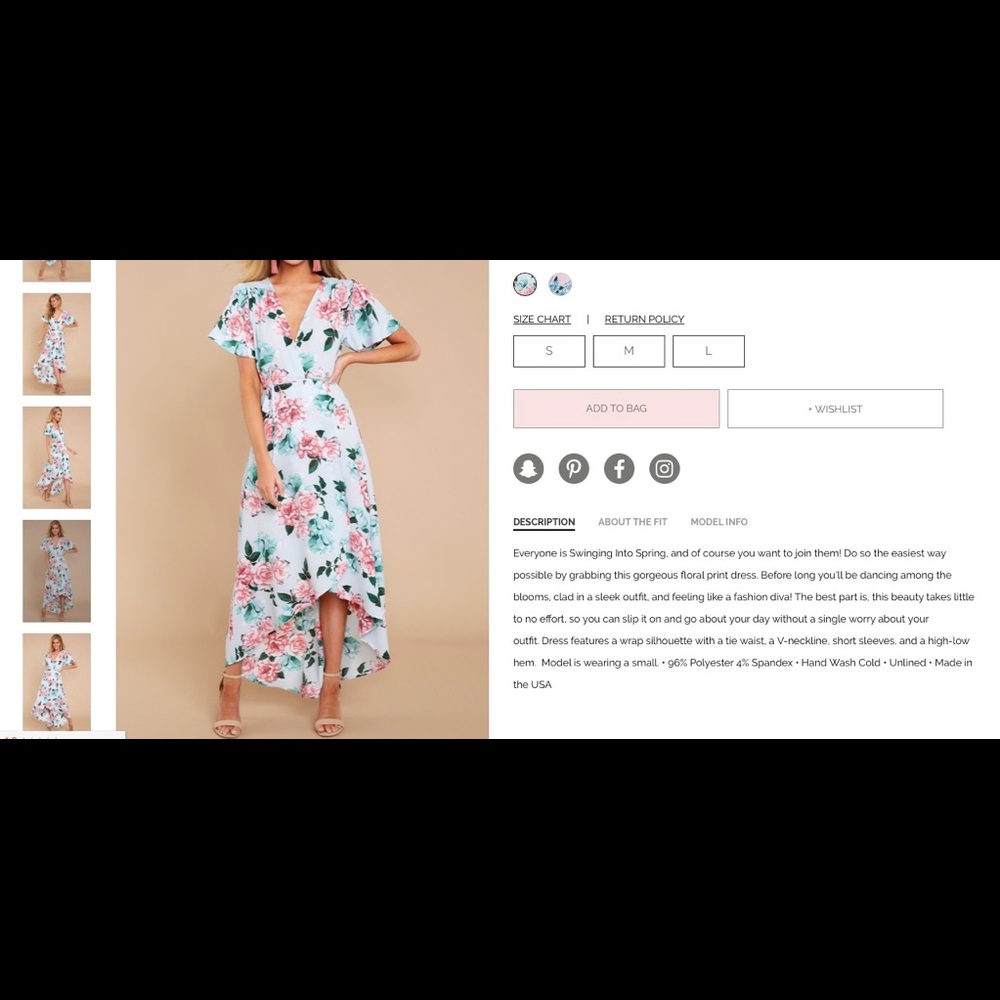 Beautiful summer wrap dress!